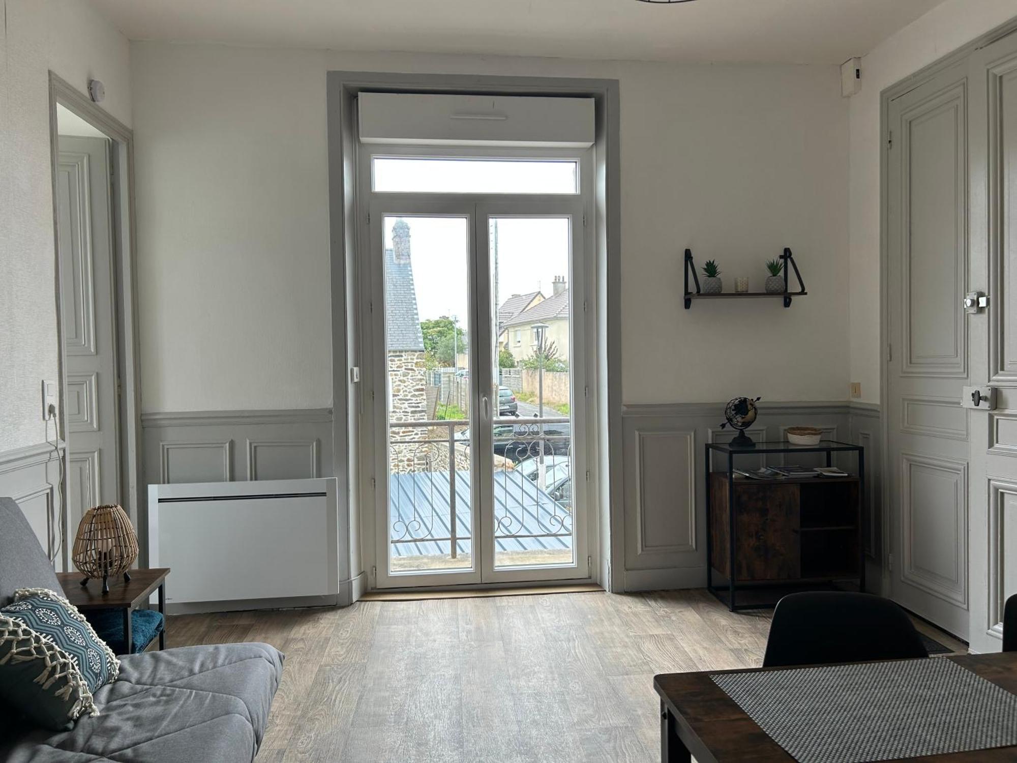 Appartement F1, Refait A Neuf, 150M De La Plage Donville-les-Bains Eksteriør bilde